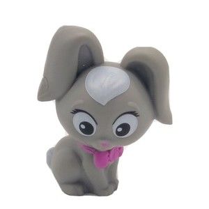 Barbie Pet Bunny Mattel Toy Rabbit Figurine Figure Animal Spring Cute Gray 2"